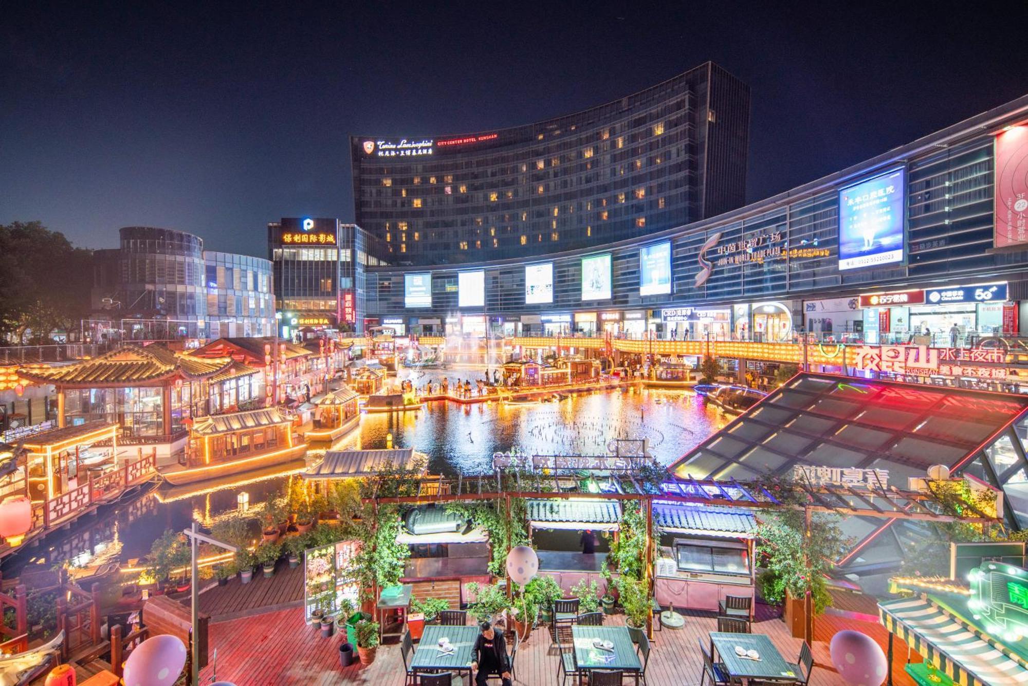 Tonino Lamborghini Hotel Kunshan City Center Exterior photo